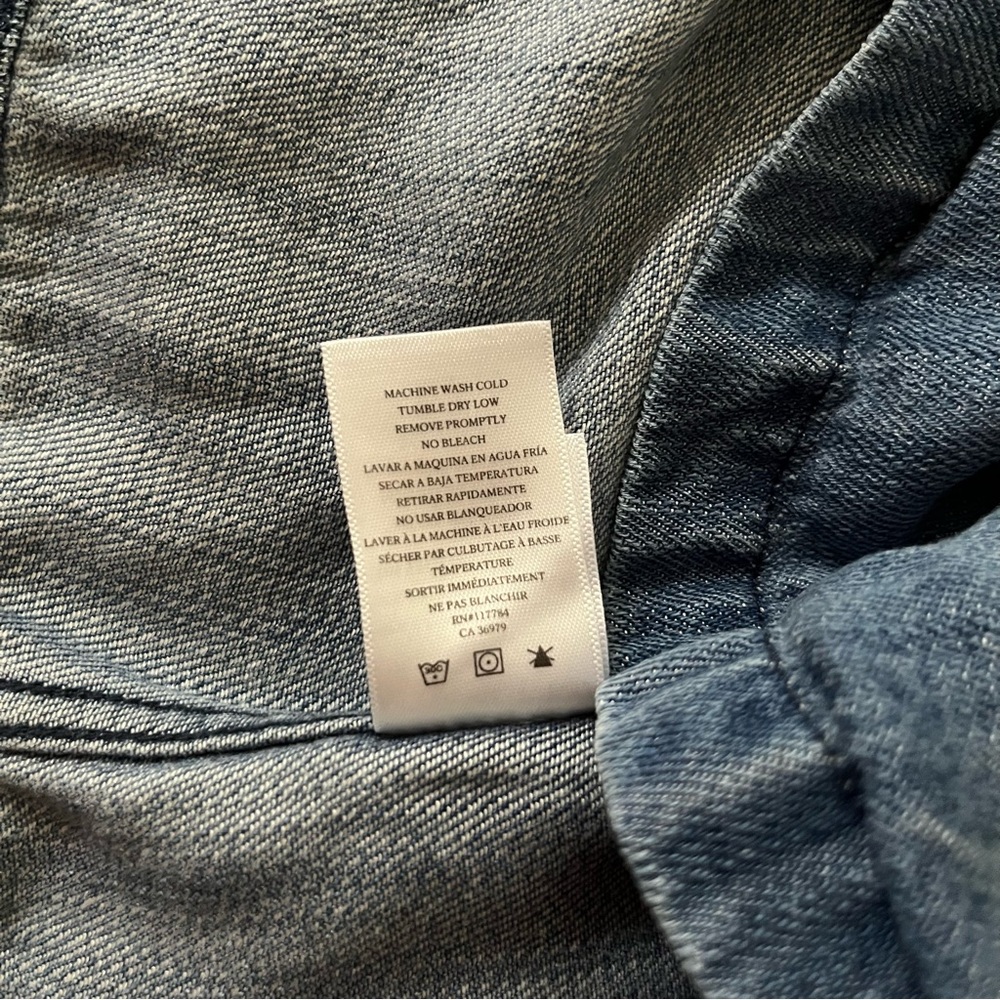 Rails Embroidered Denim Shirt Jacket - Picture 8 of 11